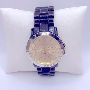 Working! Ladies Valletta Acrylic Tortoiseshell Band Watch